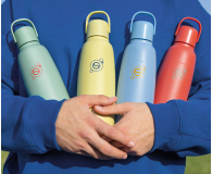 SodaStream Butelka termiczna Fizz&Go w kolorze pomarańczowym 0,9l - 1533421 - zdjęcie 4